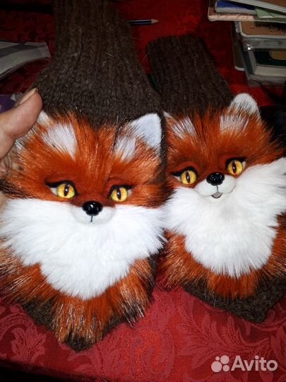 Варежки с лисичками