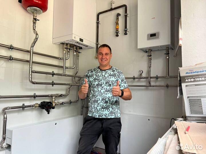 Сантехник, монтаж водоснабжения и отопления