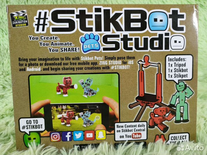 Студия стикбот штатив для телефона