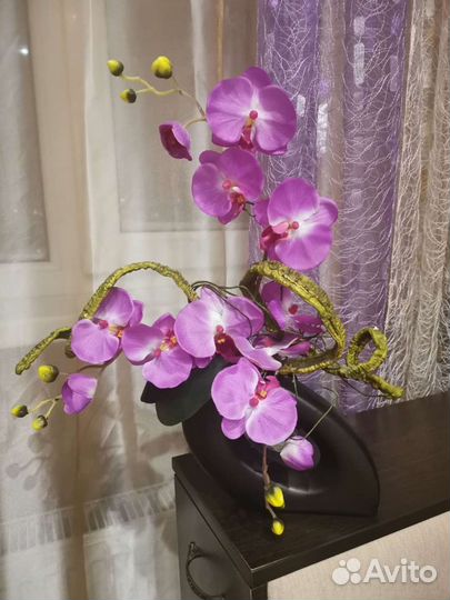 Композиция орхидея искусственная
