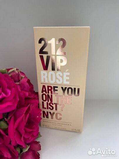 Парфюм Carolina Herrera 212 VIP Rose 80ml (Euro)
