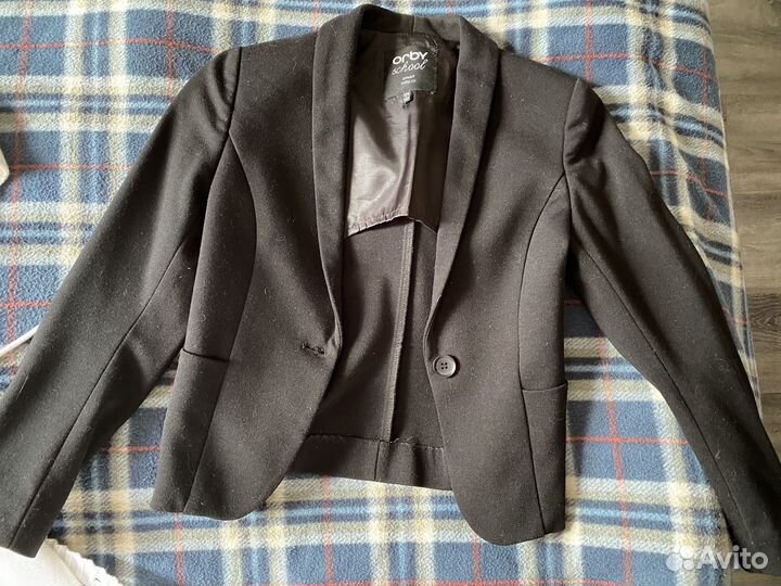 Пиджак детский черный