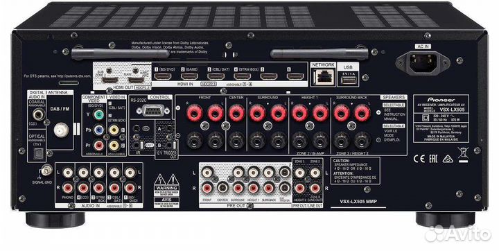 AV-ресивер сетевой Pioneer VSX-LX505