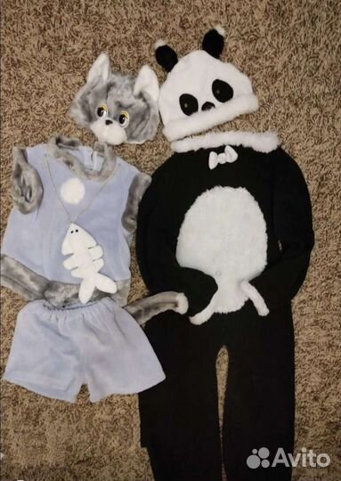 Костюм панды и котика