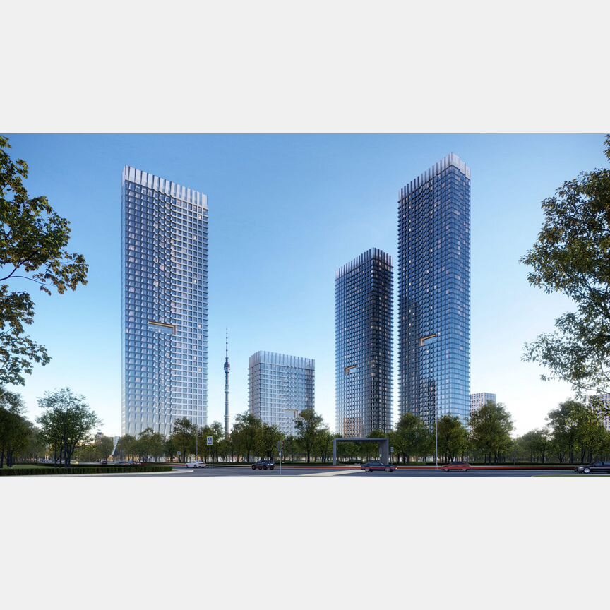 2-к. квартира, 61,8 м², 33/46 эт.