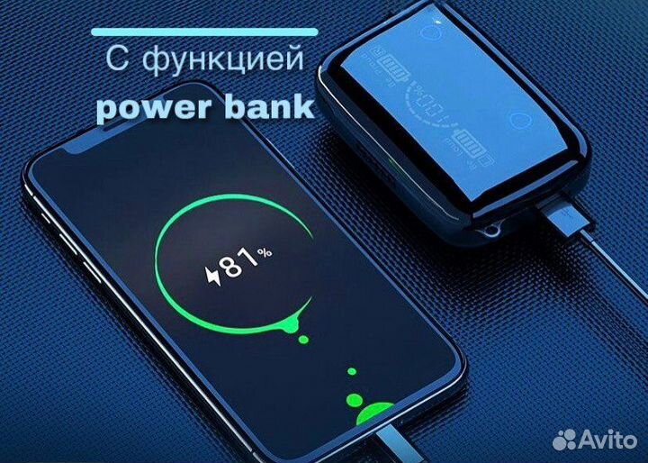 Беспроводные bluetooth наушники м19 новые