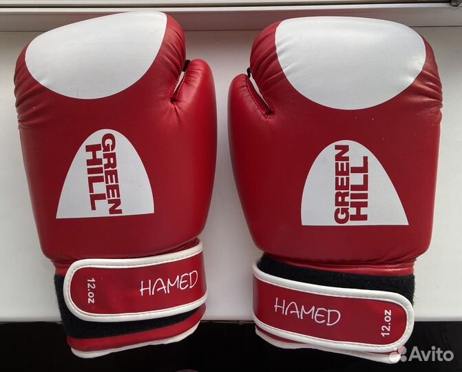 Боксерские перчатки 12 oz, бинт боксерский, капы