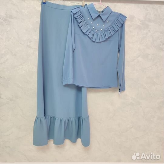 Костюм, юбка с блузкой