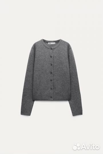 Кардиган Zara шерсть 100%