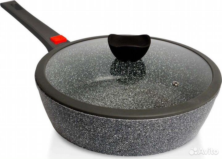Сковорода глубокая с крышкой