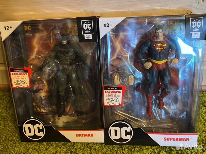 Фигурки коллекционные DC, Superman, Batman