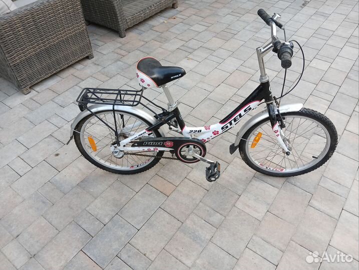 Велосипед детский Stels 220, для девочек, 20дюймов