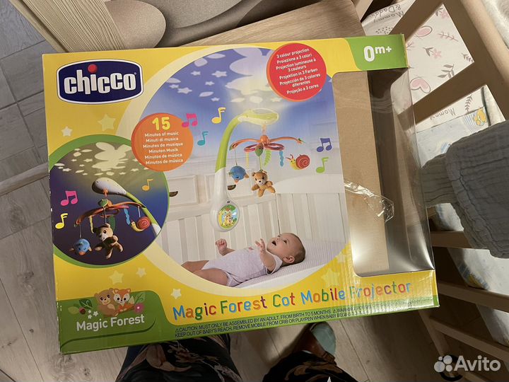 Мобиль chicco magic forest с коробкой