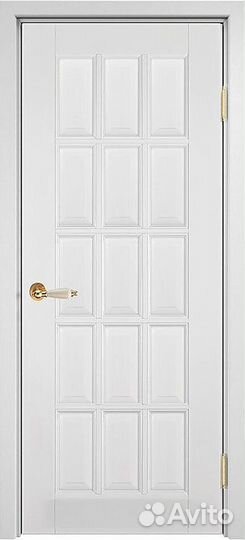 Межкомнатная дверь из массива ольхи Лондон 2, глух