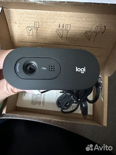 Веб-камера Logitech C505e, черный