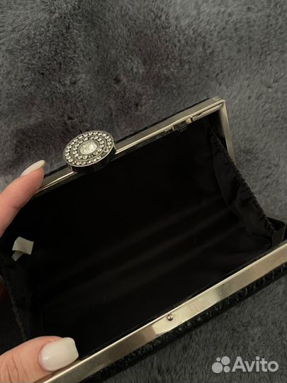 Клатч женский сумка черная