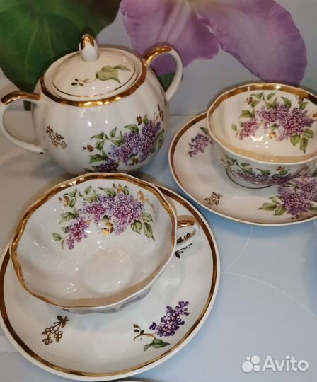 Предметы Чайного сервиза Дулёво Сирень