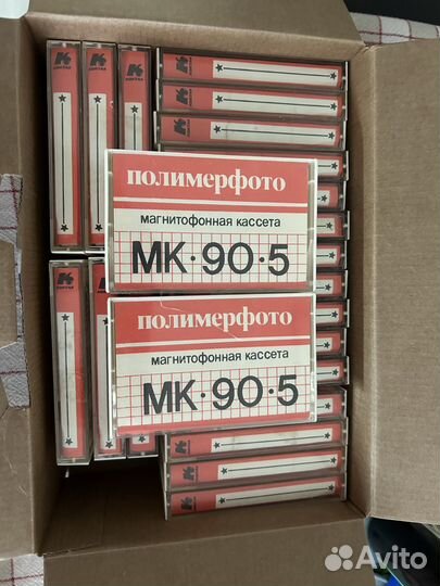 Аудиокассеты мк-90-5 Новые