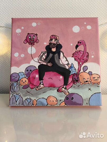 Картина акрилом на холсте. №3 Интерьерная картина