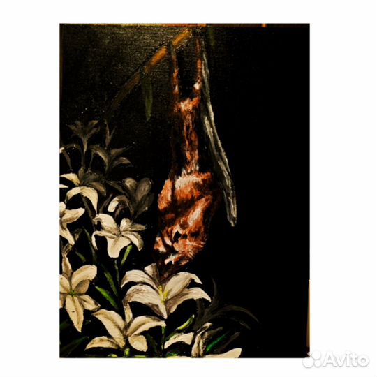 Летучая мышь картина маслом