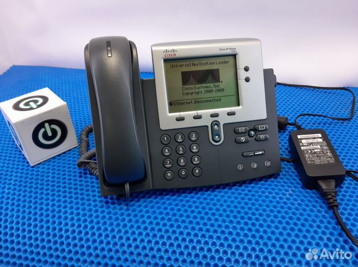 IP телефон Cisco CP-7940G б/у с блоком питания
