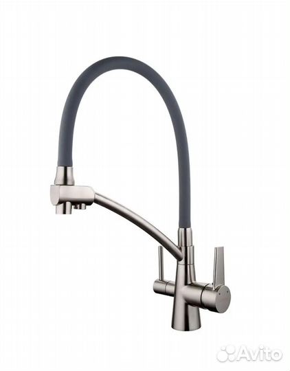 Смеситель gappo с гибким изливом и фильтром, новый