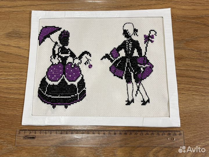 Картина вышивка ручная работа