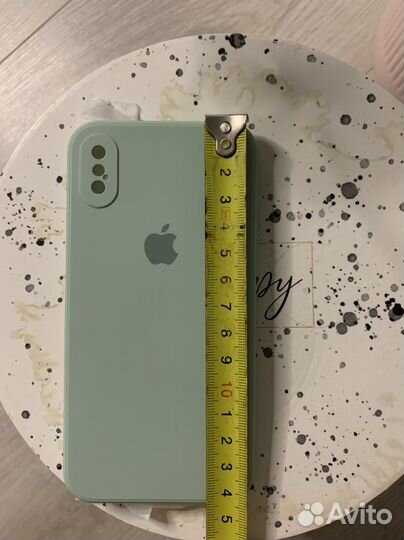 Чехол на iPhone xs мятный новый