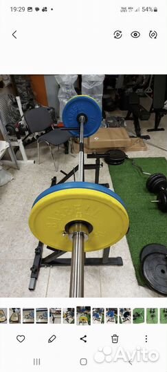 Штанга еврокласик 95 кг