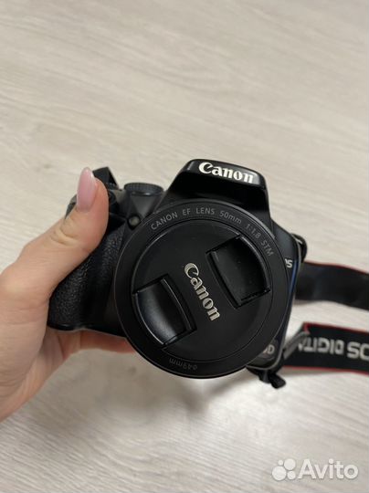 Зеркальный фотоаппарат canon 450d + объектив