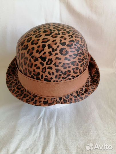 Шляпа женская натуральная кожа