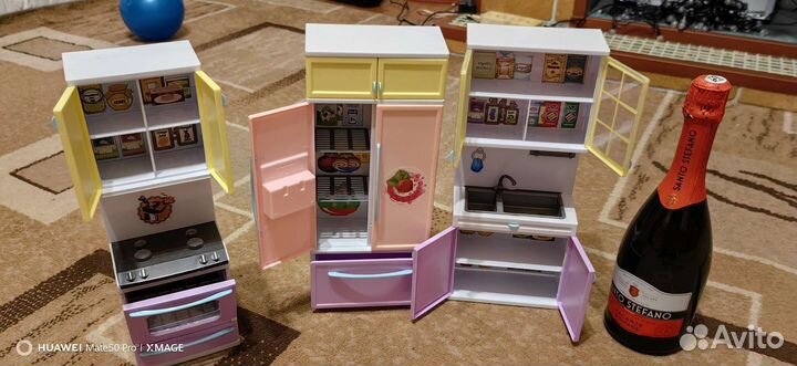 Пластиковая кухня для барби