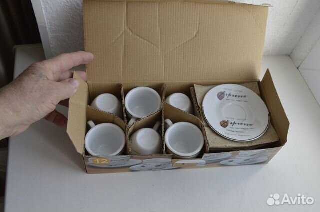 Кофейный набор сервиз 12 предметов Китай фарфор