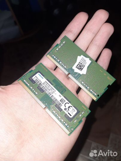 Оперативная память Samsung ddr4 sodimm 4gb 2666mhz