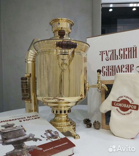 Самовар на дровах 7л. Люкс. Тульский оригинал