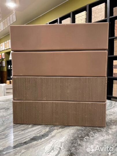 Керамический кирпич коричневый бархат Керма