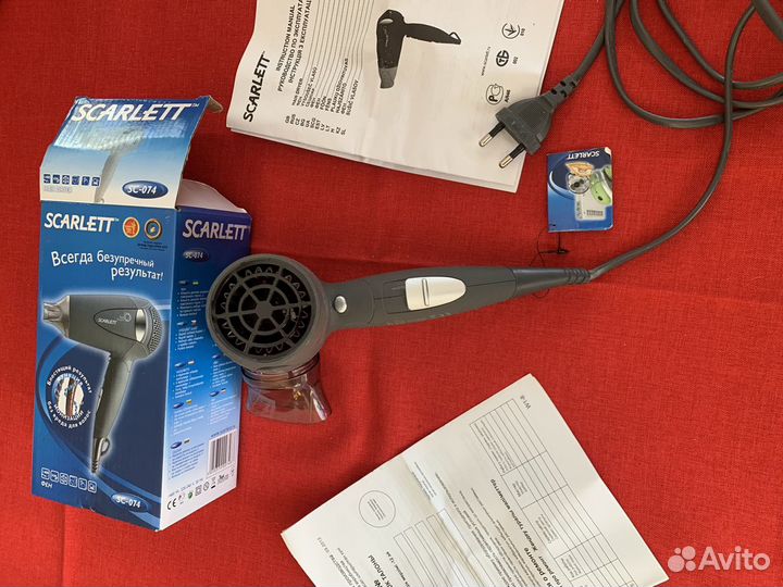 Фен складной Скарлетт