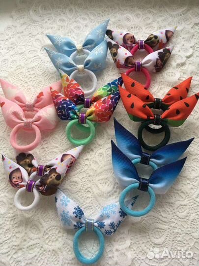 Бантики резиночки для волос