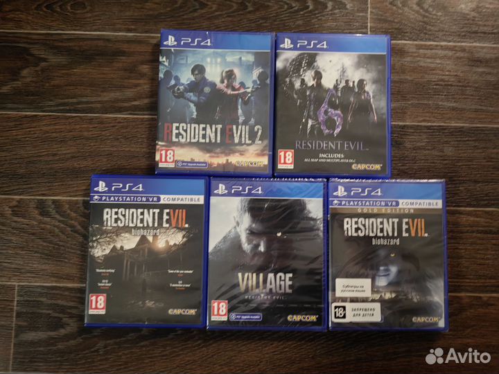 Игры Resident Evil ps4, ps5
