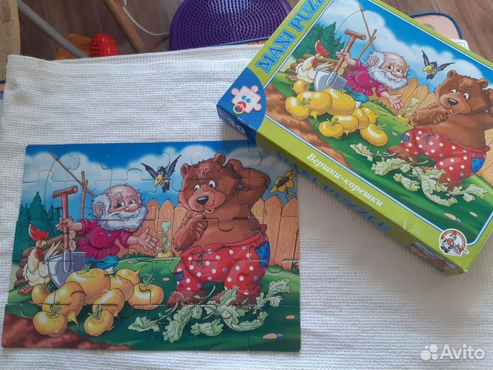 Пазлы детские для малышей
