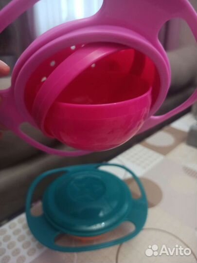 Тарелка непроливайка детская