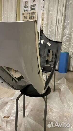 Бампер передний на volkswagen polo под парктроники