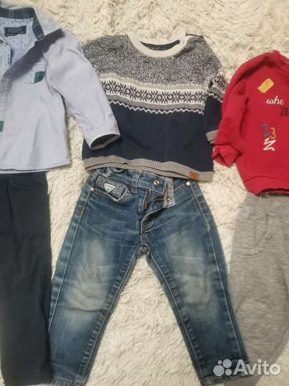 Пакет вещей на мальчика с 1 года до 2 лет