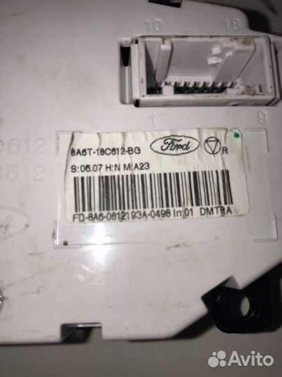 Блок управления климатом Ford Fiesta с 2008г