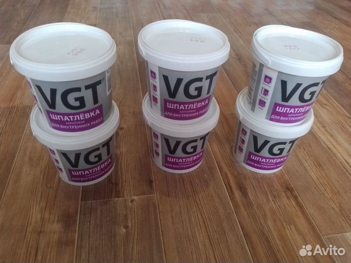 Шпатлевка акриловая VGT 1,7кг