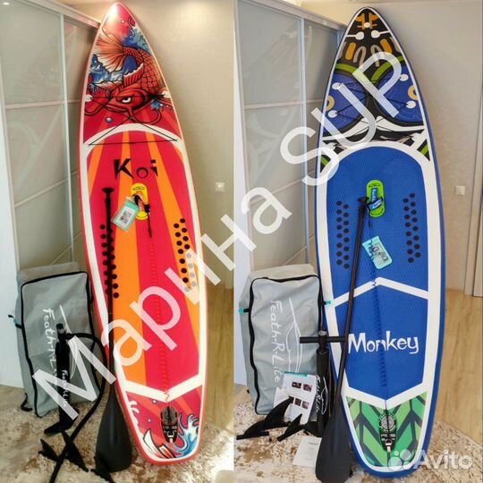 Сапборд SUP Funwater Koi, Monkey, Кои,GQ