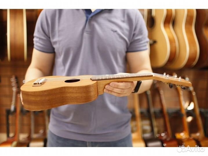 Flight NUS310 с чехлом укулеле сопрано