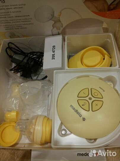 Молокоотсос 2-х фазный medela swing