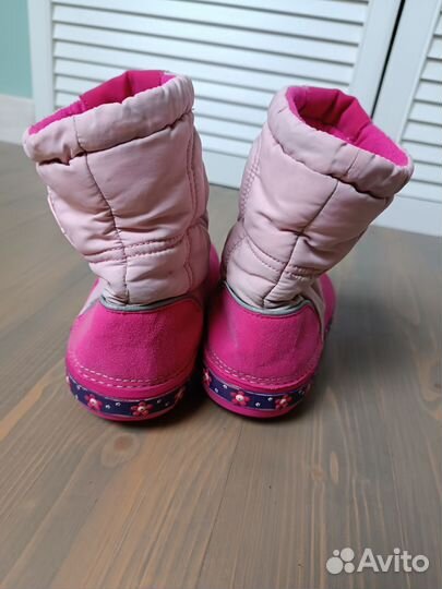 Сапоги crocs для девочки размер J2