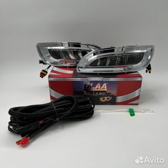 Туманки Toyota Harrier 30 03-09г LED dlaa